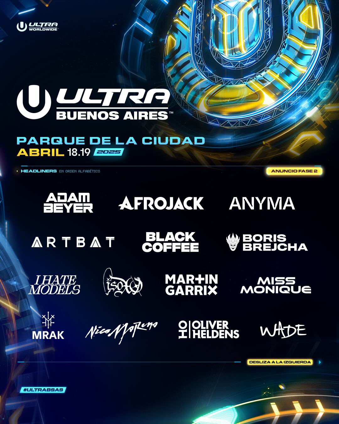 ULTRA Buenos Aires 2025: regresa el festival de música electrónica con un lineup recargado