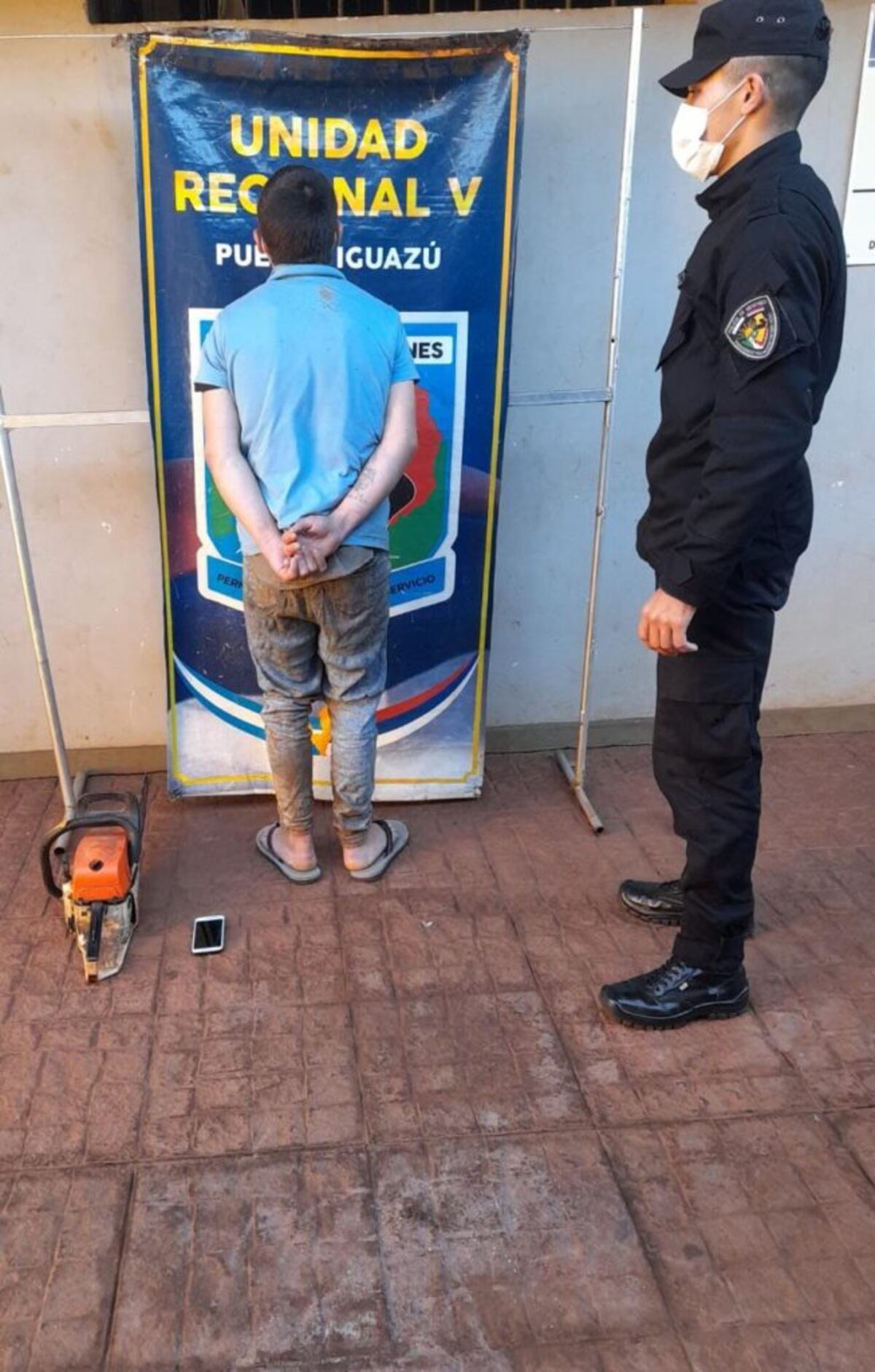 Comandante Andresito: individuo detenido por robo