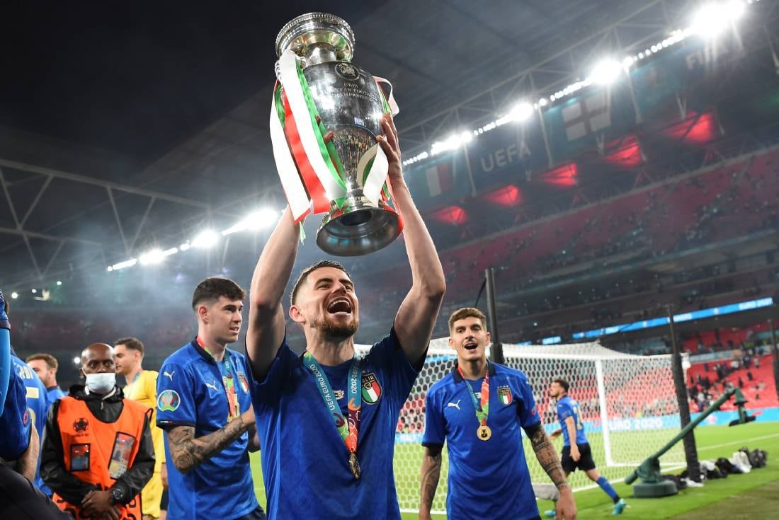 Jorginho ganó la Champions League y la Eurocopa.