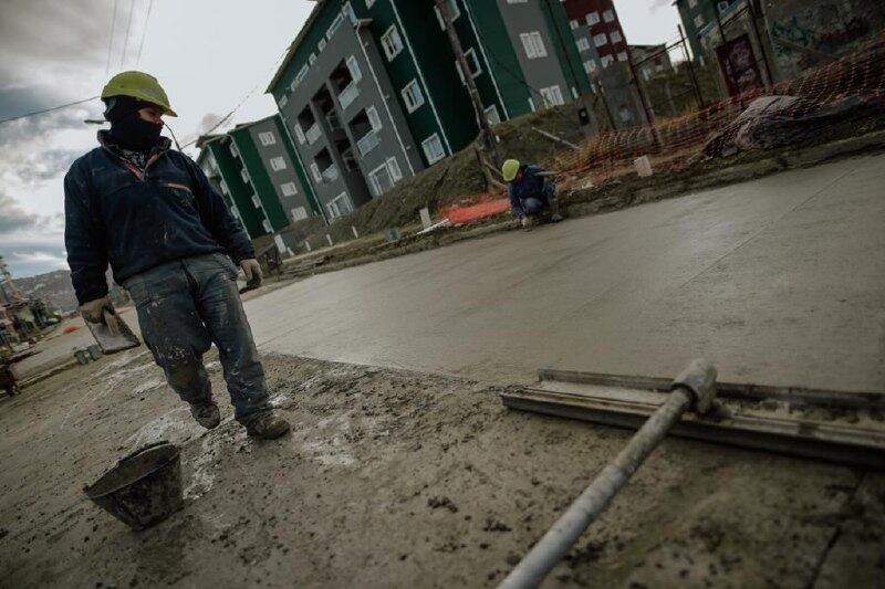 Finalizaron los trabajos de hormigonado en la calle Formosa