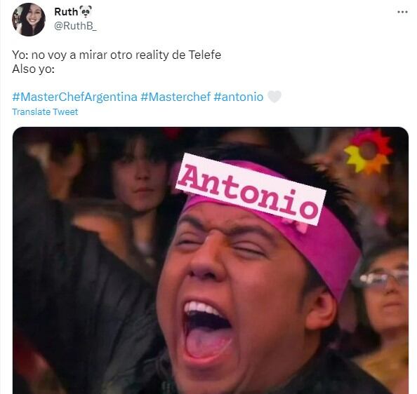 Los memes en apoyo de Antonio López, el salteño de ingresó Masterchef.