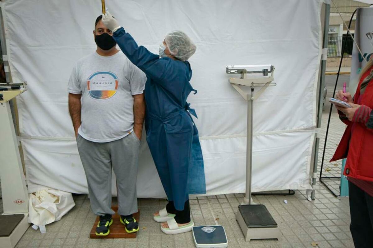 Guaymallén continúa con los puestos de evaluación de índice de masa corporal