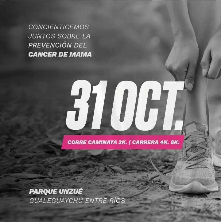 Maratón rosa en Gualeguaychú