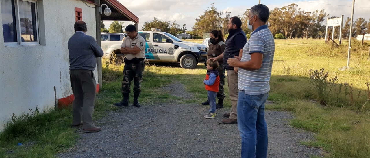 El Intendente Carlos Sánchez recorrió Orense, Bellocq y Lin Calel