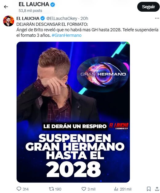 “Suspendido”: la dura decisión que tomó la producción de Gran Hermano sobre el futuro del reality