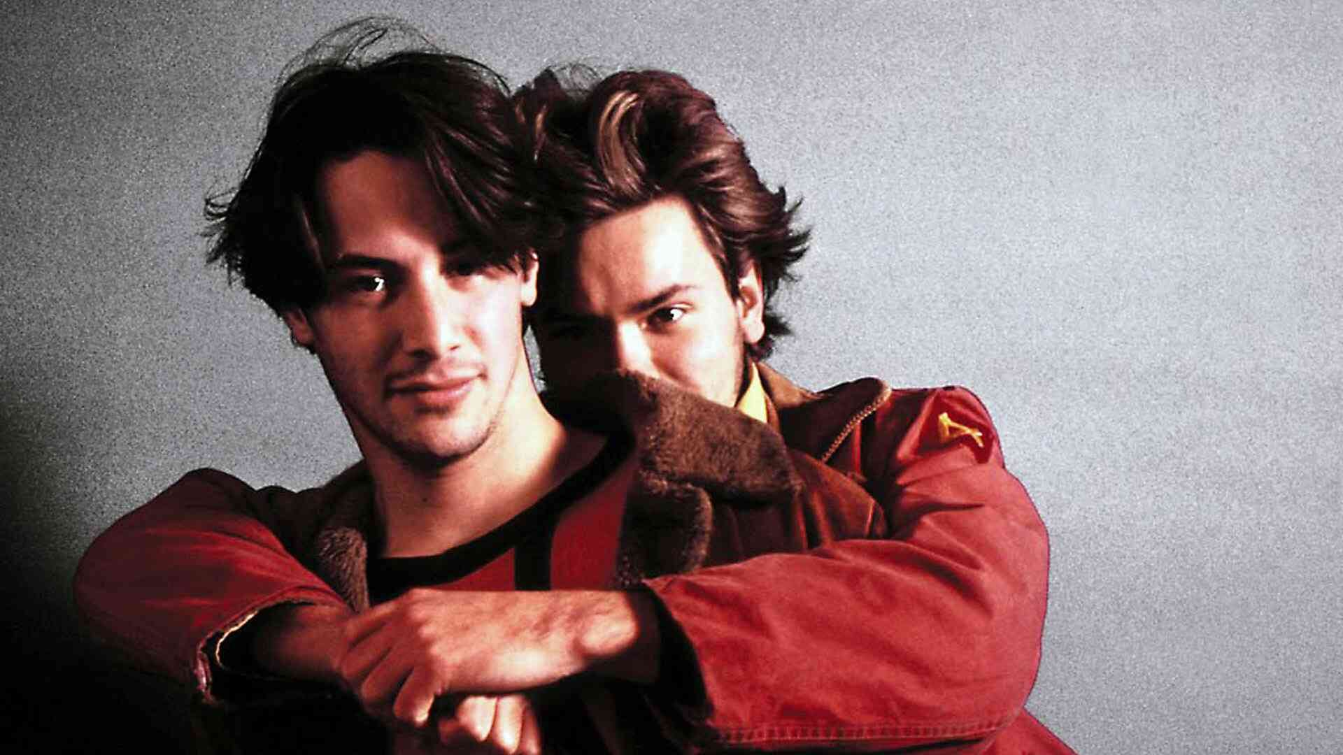 Keanu Reeves y River Phoenix en Mi idaho privado.