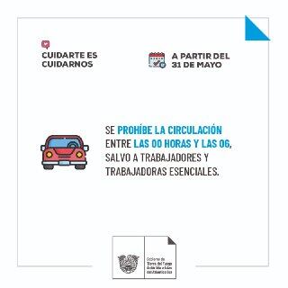 Desde el Ministerio de Salud de la Provincia informaron las medidas vigentes a partir del lunes 31 de mayo.