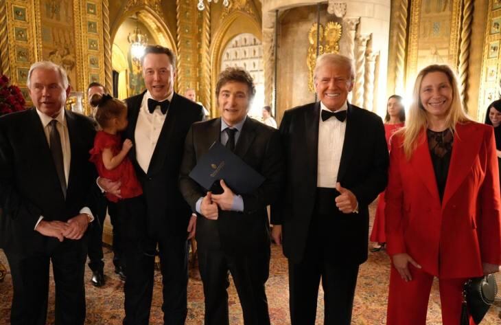 Javier Milei con Donald Trump