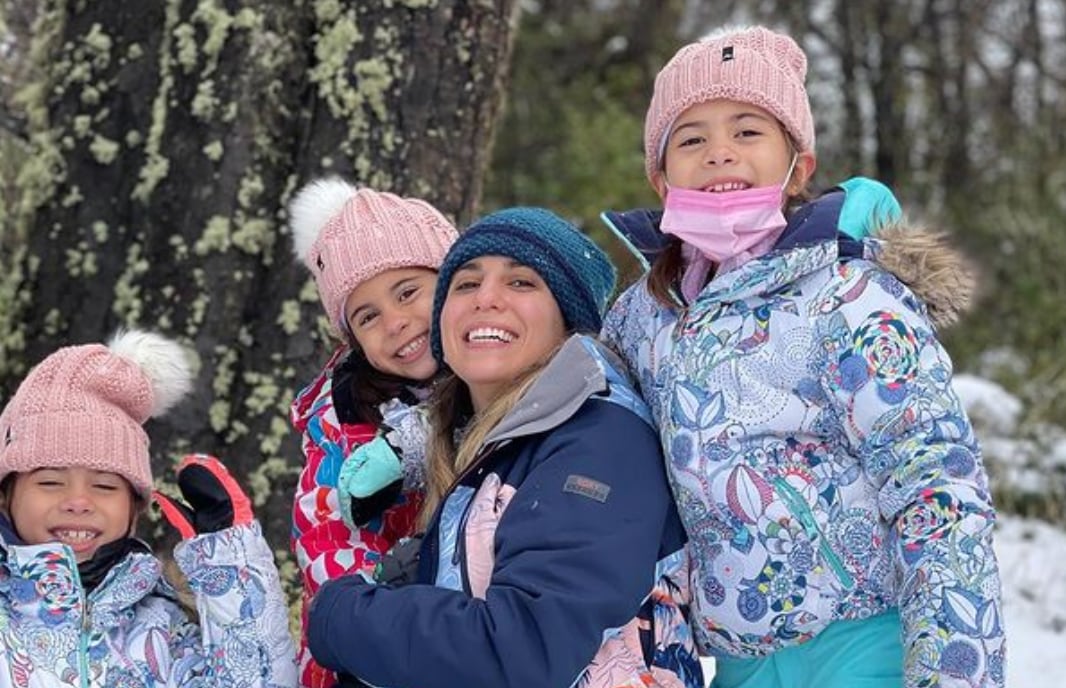 La panelista vivió varias aventuras con sus hijas en Calafate.