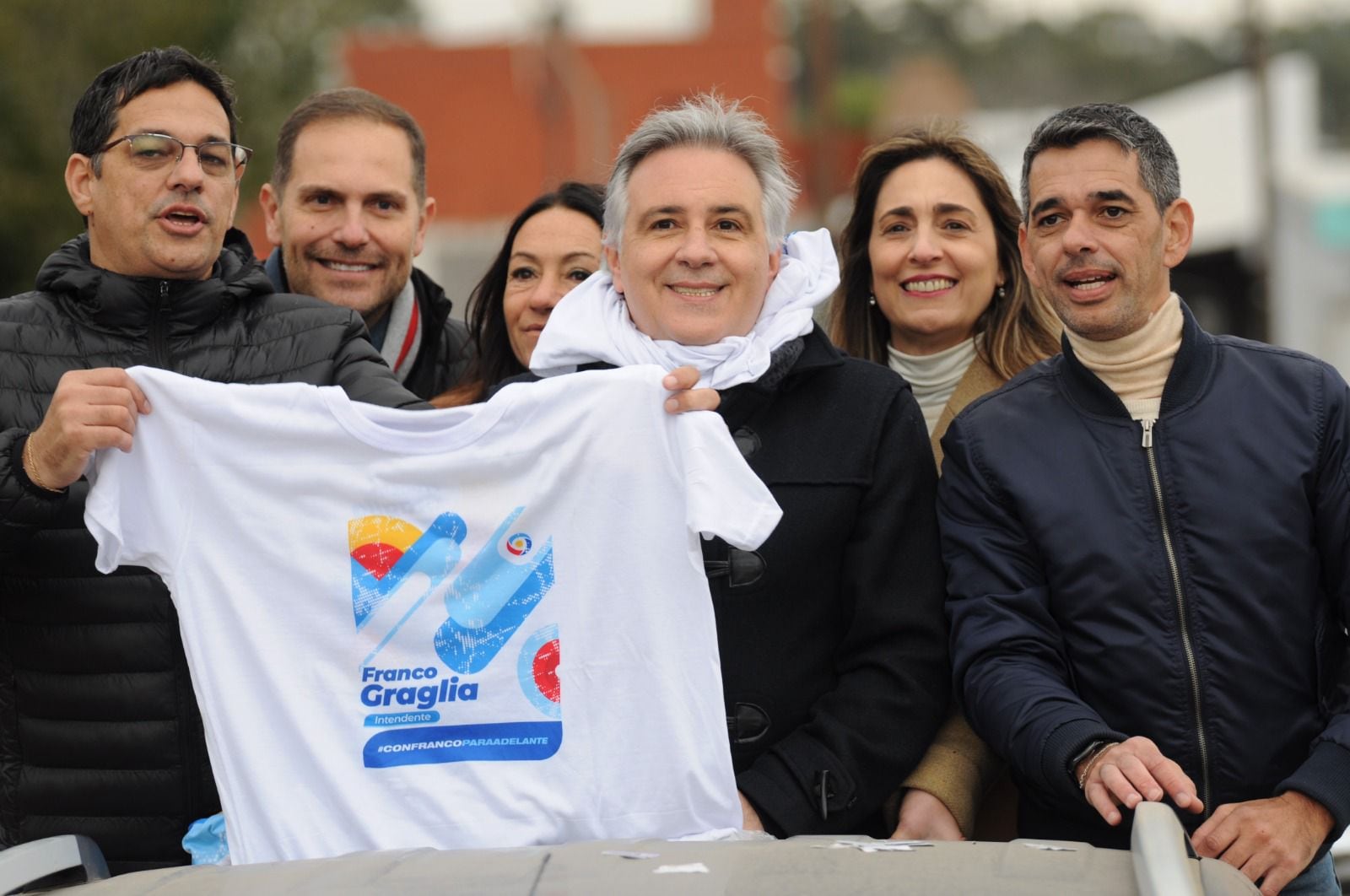 Martín LLaryora recorrió las localidades de Villa María y Villa Nueva junto a candidatos y dirigentes peronistas.