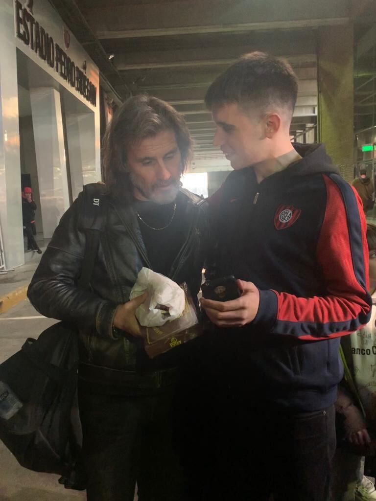 Martín Ramón junto a Rubén Dario Insúa