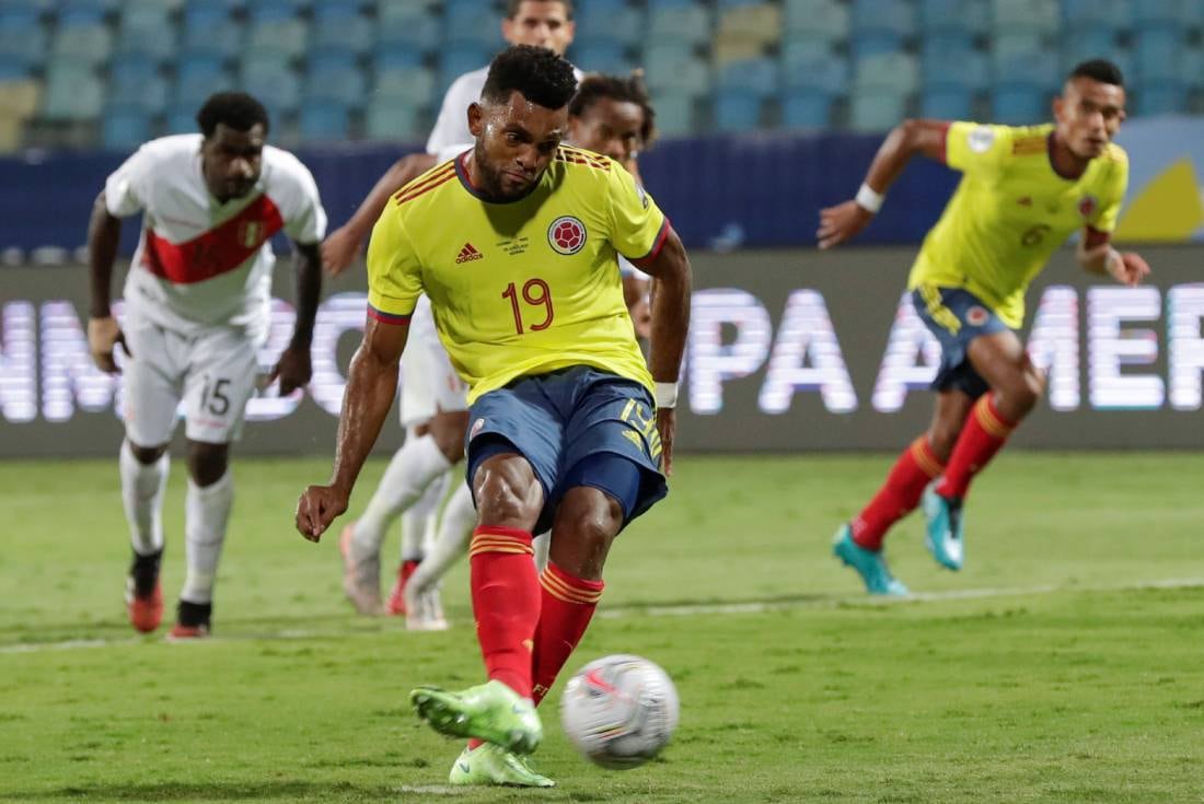 Miguel Borja viene de jugar en Junior y en la Selección Colombiana. 