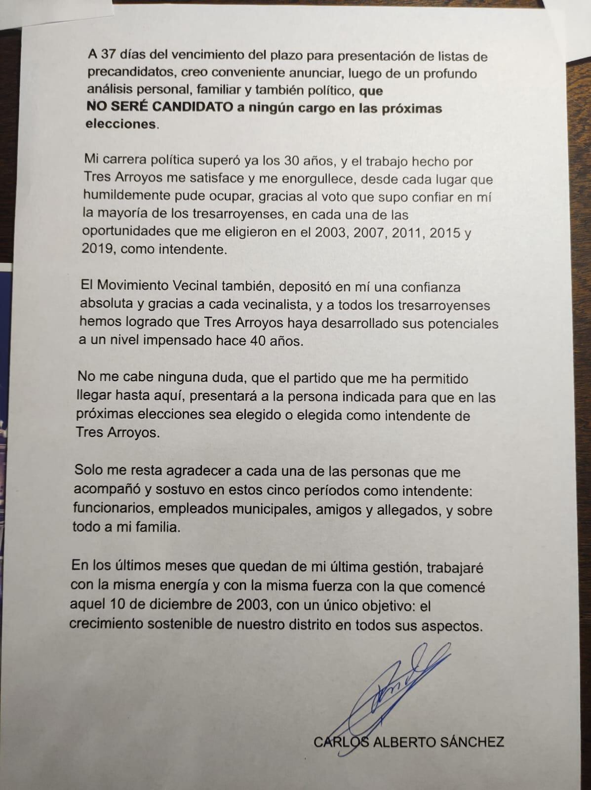 Carta Sánchez