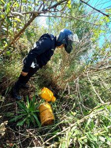 Recuperaron dos garrafas de gas robadas en Oberá.