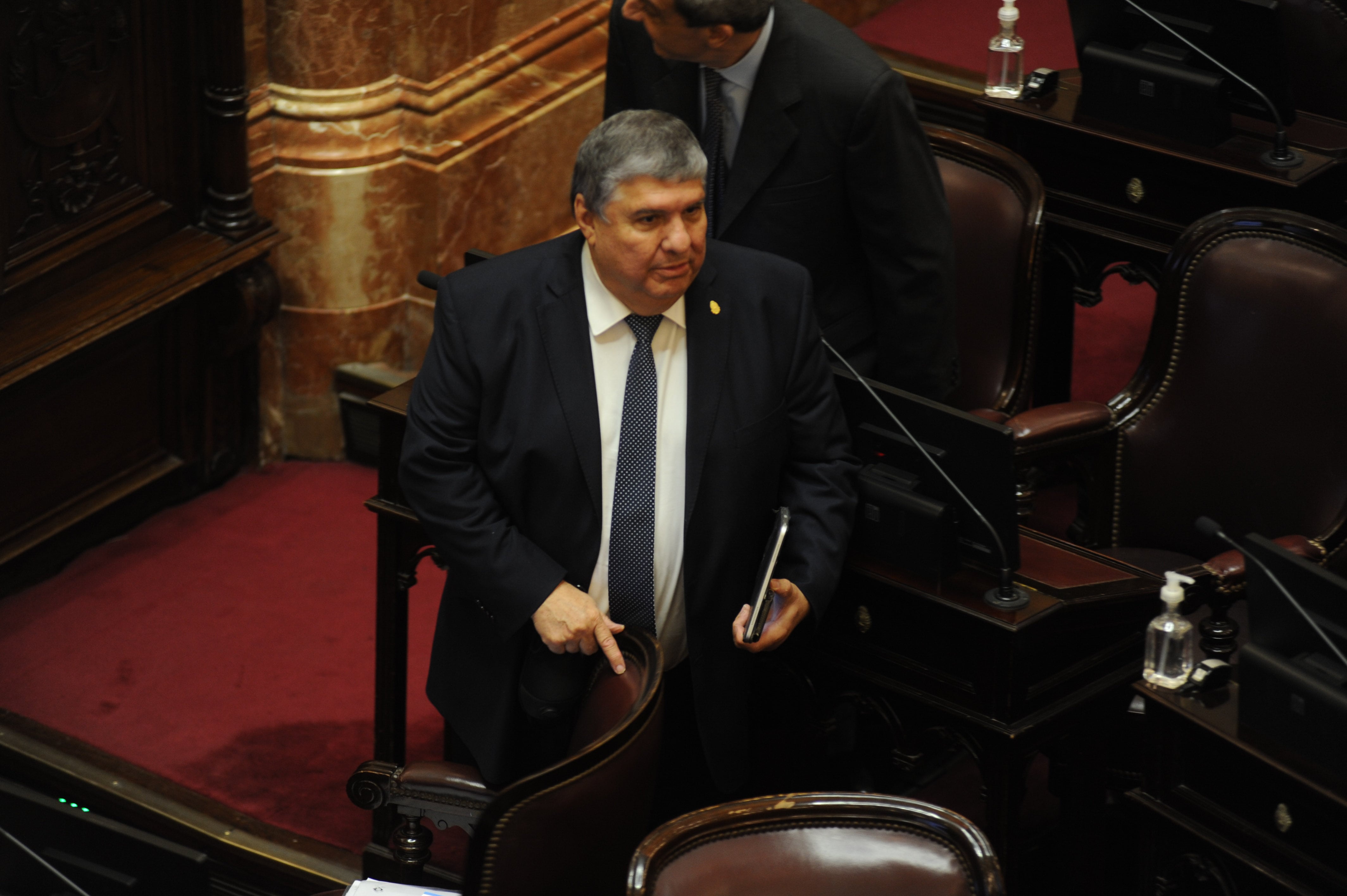 Sesión en el Senado de la nación por La ley para modificar el Consejo de la Magistratura
CJose Mayans Oscar Parrilli Foto Federico Lopez Claro
Argentina