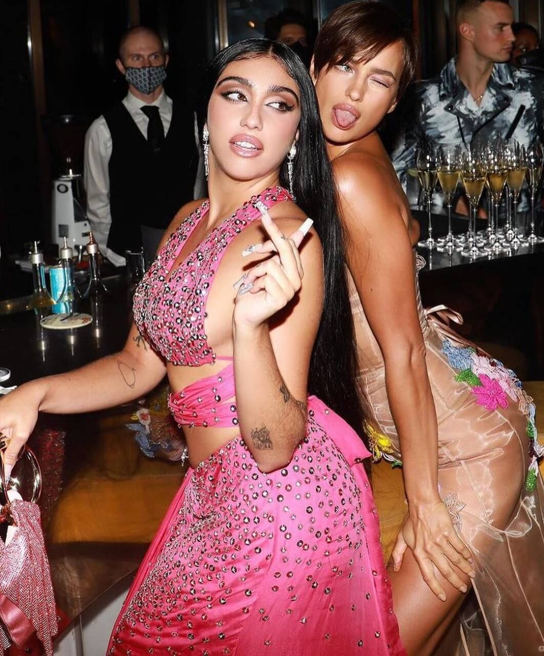 Lourdes Leon junto a Irina Shayk