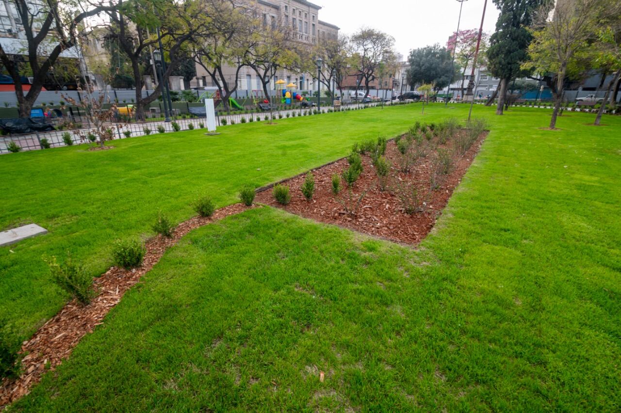 La Plaza Colón quedó disponible para los vecinos desde este lunes. (Municipalidad de Córdoba)