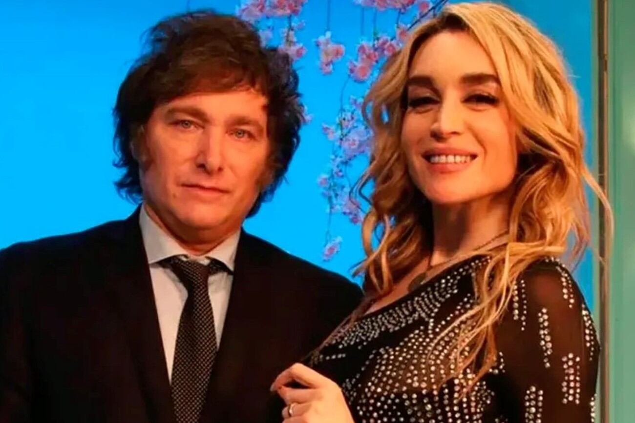 Javier Milei y la humorista Fátima Florez en el programa de Mirtha Legrand