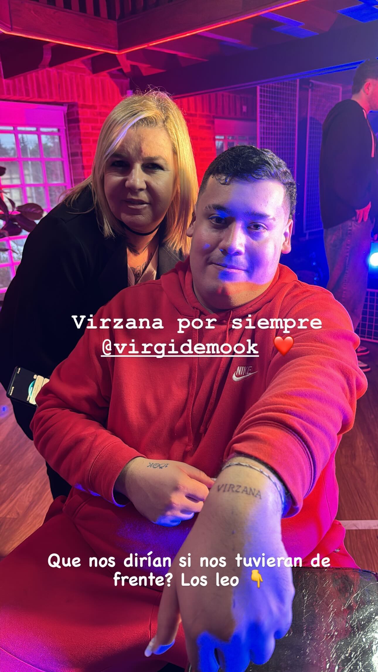 Manzana sorprendió a Virginia de Gran Hermano 2024 con un tatuaje en su honor