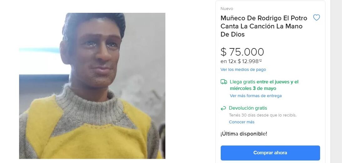 El ejemplar se hizo viral y su precio escaló a 75 mil pesos.