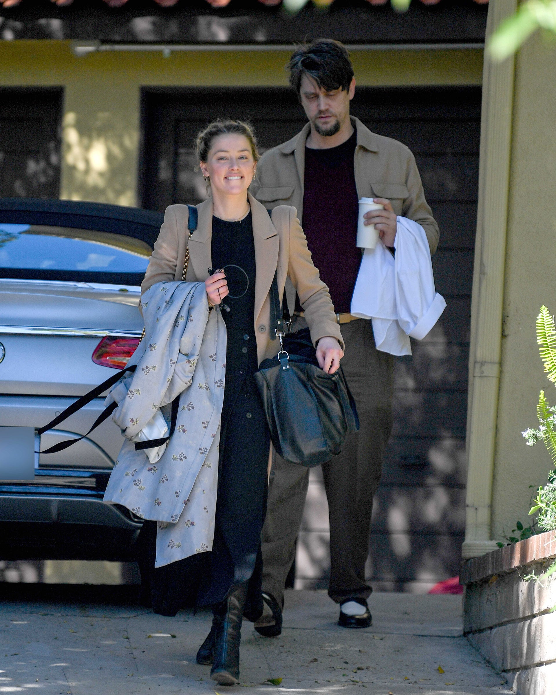 Amber Heard junto a Andy Muschietti