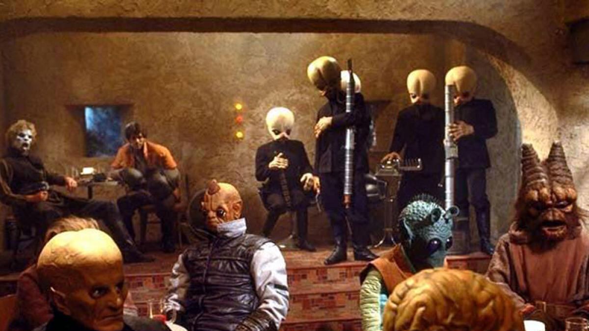 La cantina en Tatooine.