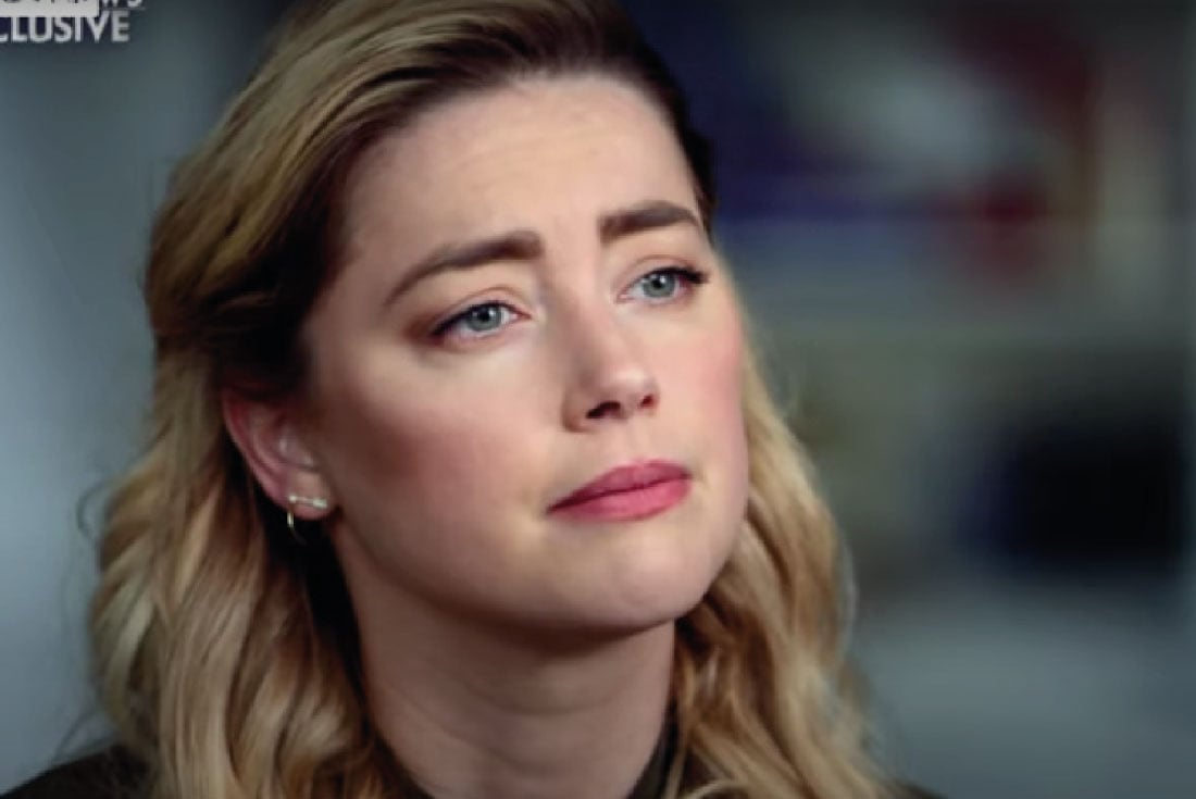 Amber Heard en su primera entrevista televisiva con NBC News. (Captura YouTube)