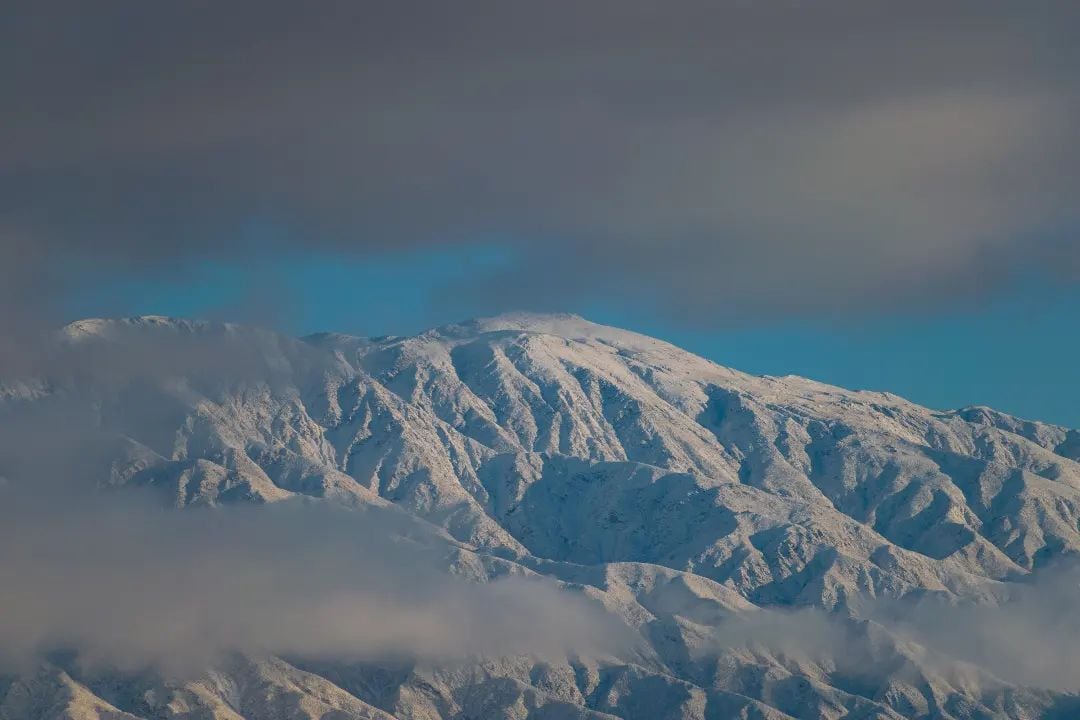 Mirá las espectaculares postales de Jáchal cubierto de nieve que se volvieron virales