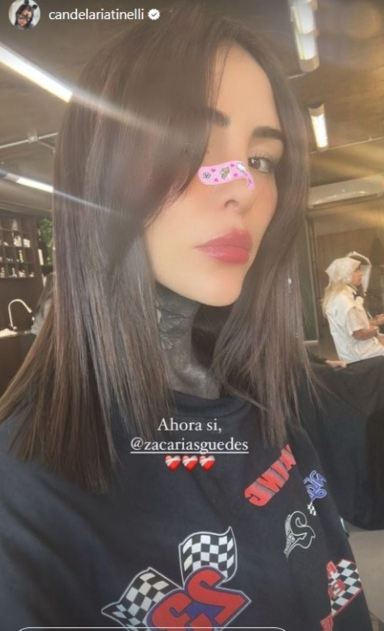 El cambio de look de Cande Tinelli