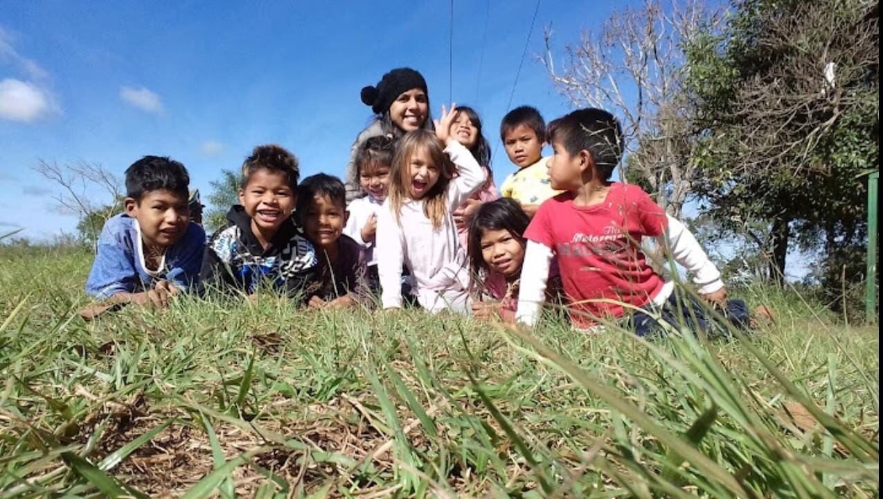 Milagros comenzó a apadrinar una escuela de la Aldea Guapoy cuando tenía 16 años