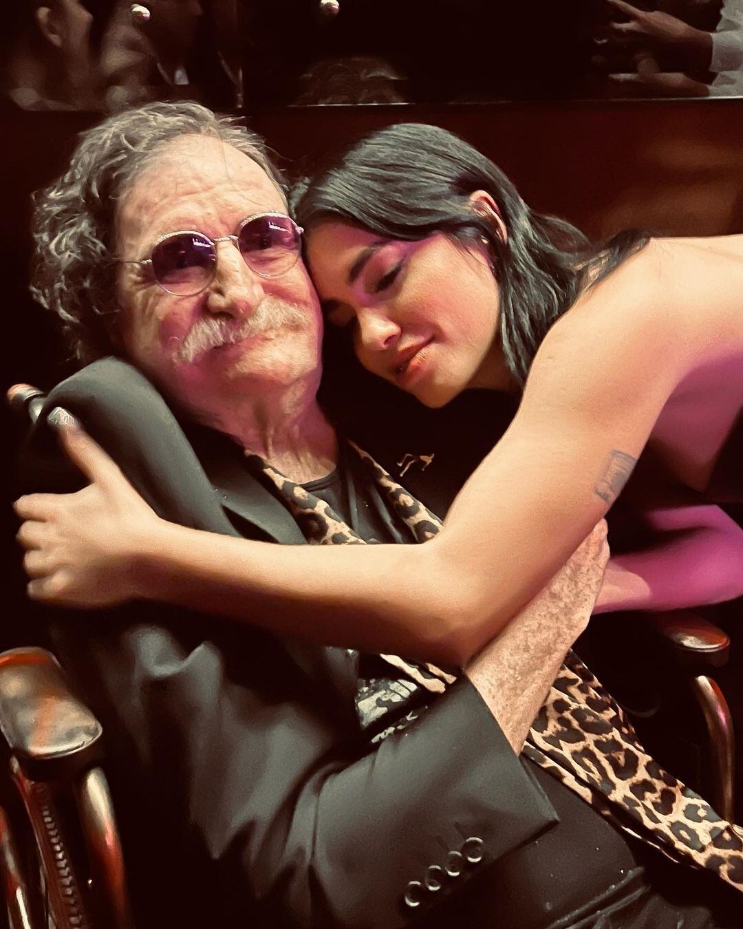 Lali Espósito en el cumpleaños de Charly García