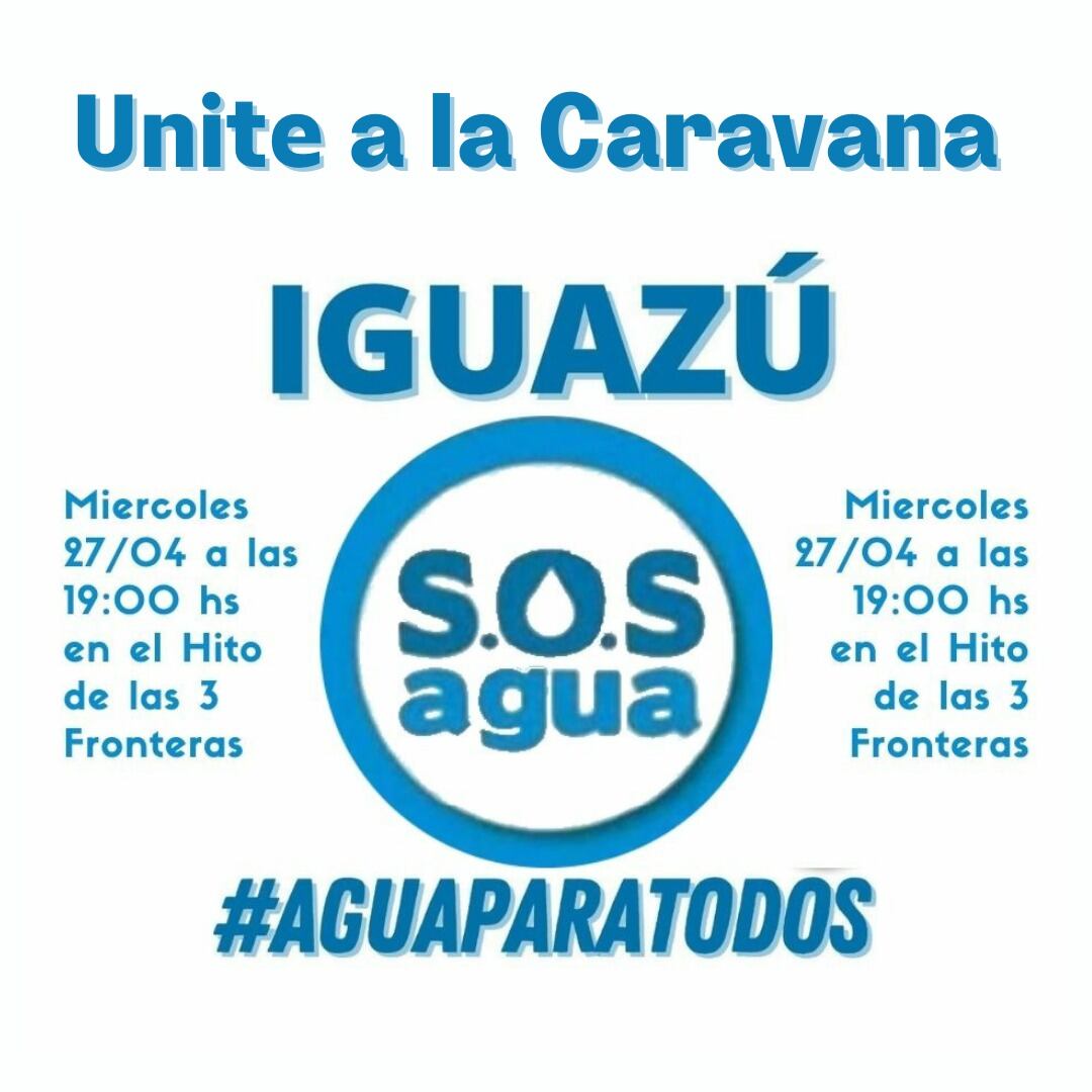 Realizarán una caravana hacia el Hito 3 Fronteras para reclamar “Agua para Todos”.