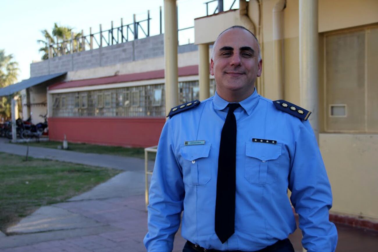 Cristian Namur, exjefe de Seguridad del Servicio Penitenciario, detenido por orden del fiscal Enrique Gavier. (Gentileza)