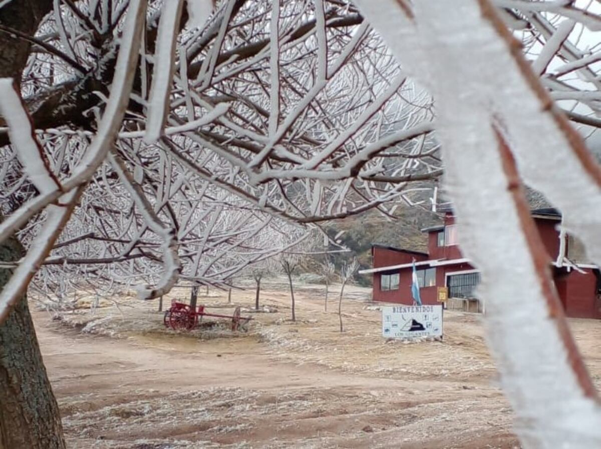 ¡Mañana helada! el pronóstico anuncia heladas y posible nevada para Villa Carlos Paz