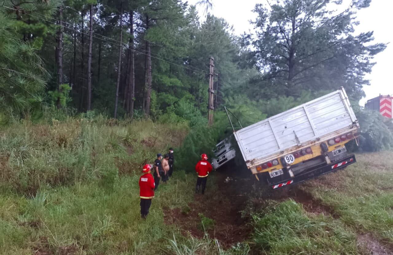 Accidente vial en Santo Pipó.