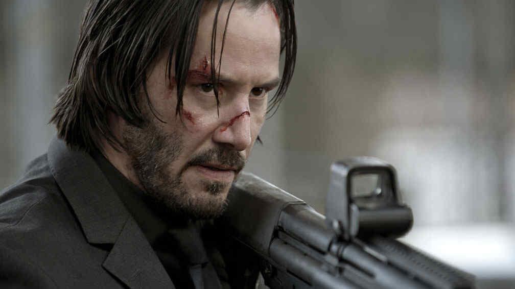 Keanu Reeves como John Wick.