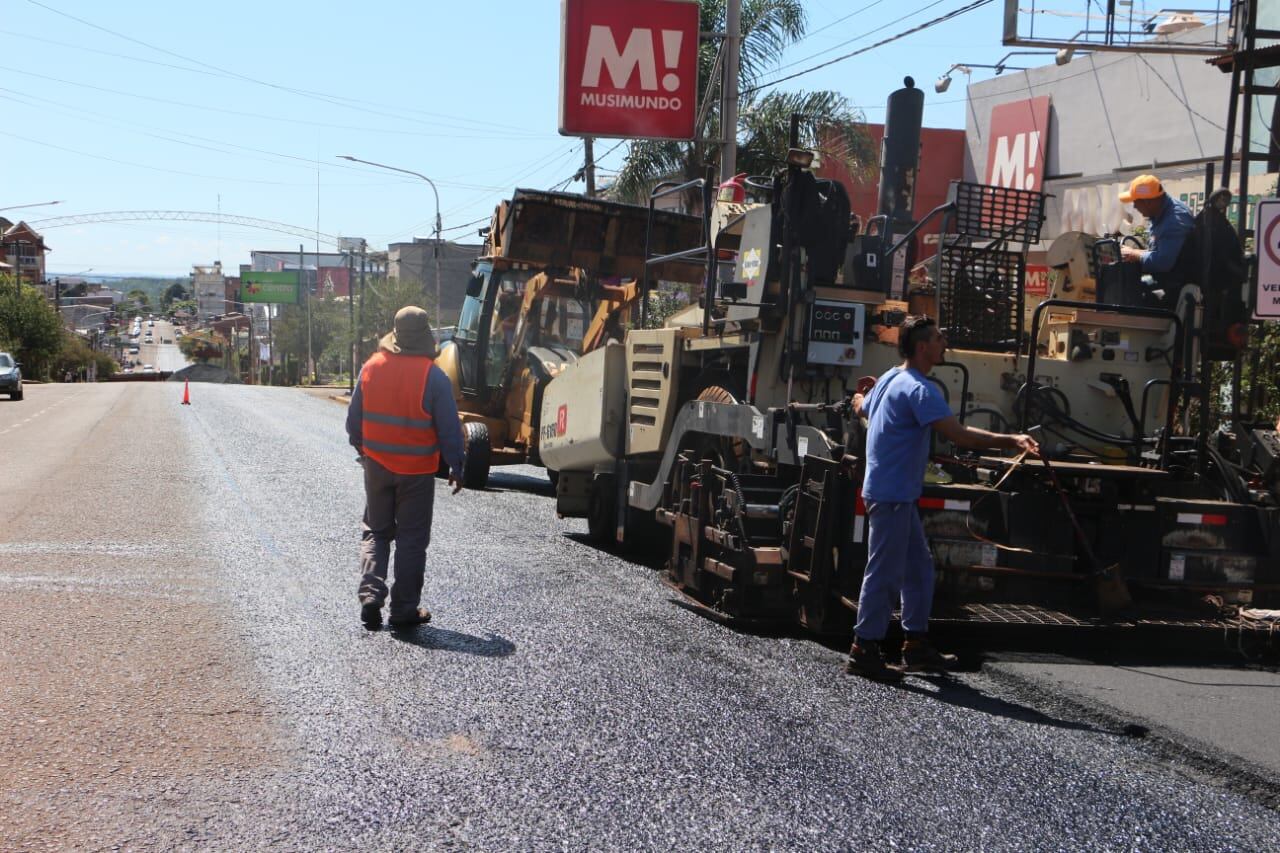 Comienzan las obras de repavimentación en Leandro N. Alem