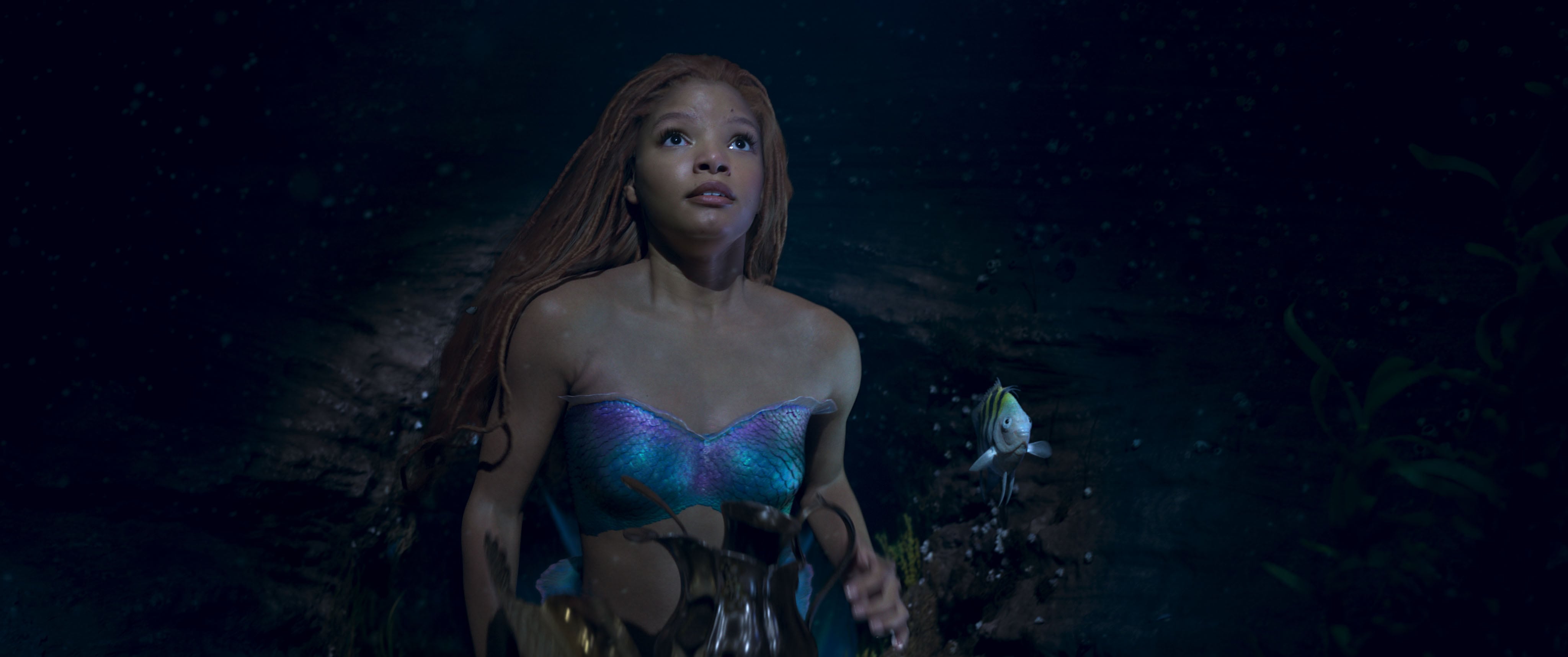 Halle Bailey as Ariel in Disney's live-action THE LITTLE MERMAID. Photo courtesy of Disney. © 2023 Disney Enterprises, Inc. All Rights Reserved.