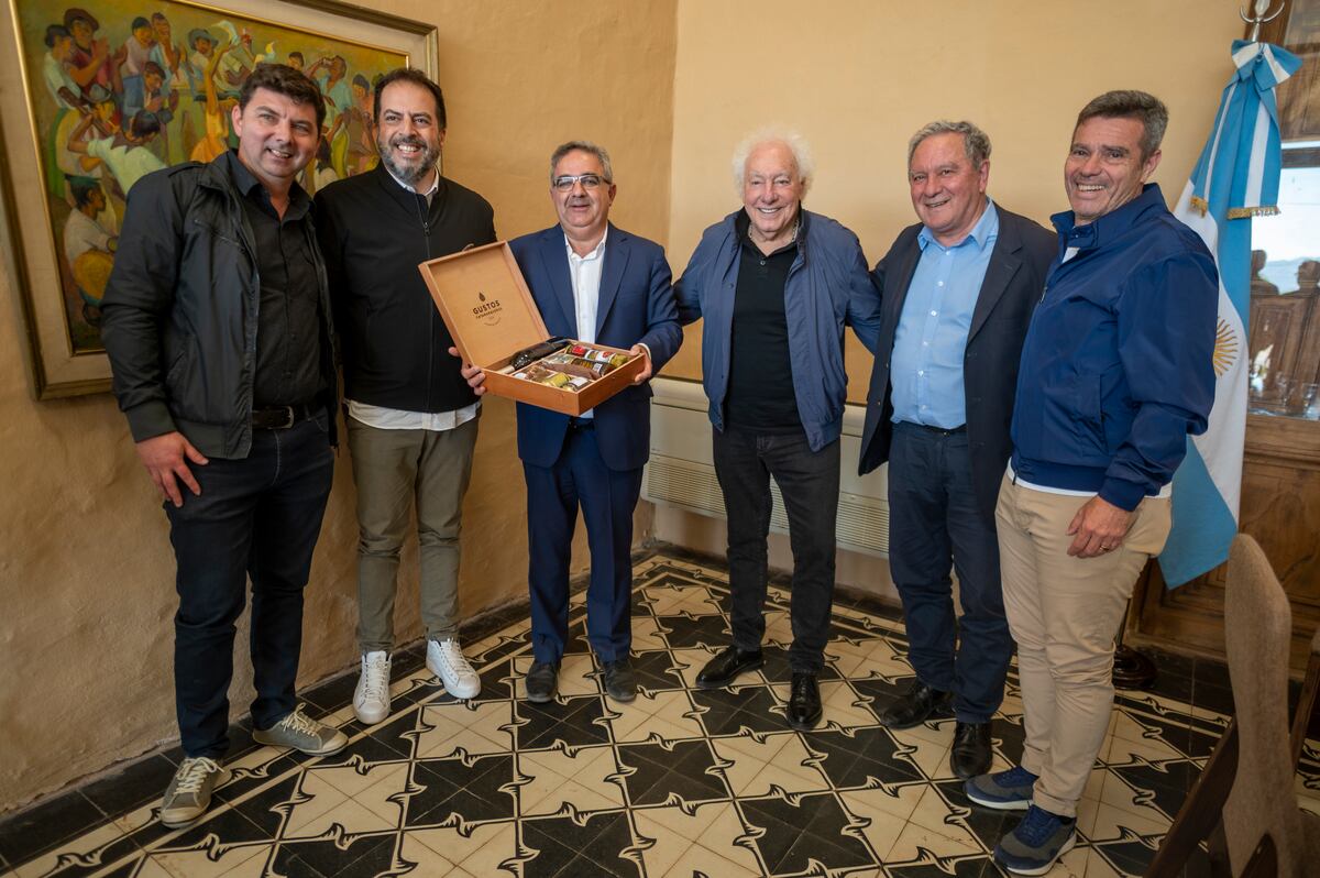 Jalil y Dusso recibieron a las autoridades de la Copa Argentina