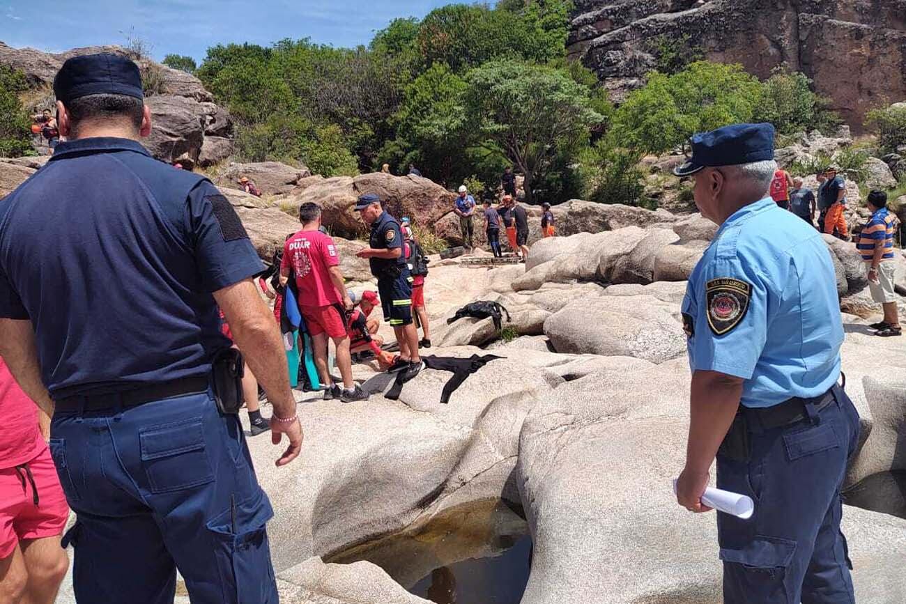 Otro ahogado en Traslasierra, el octavo en esta temporada. (Policía de Córdoba)