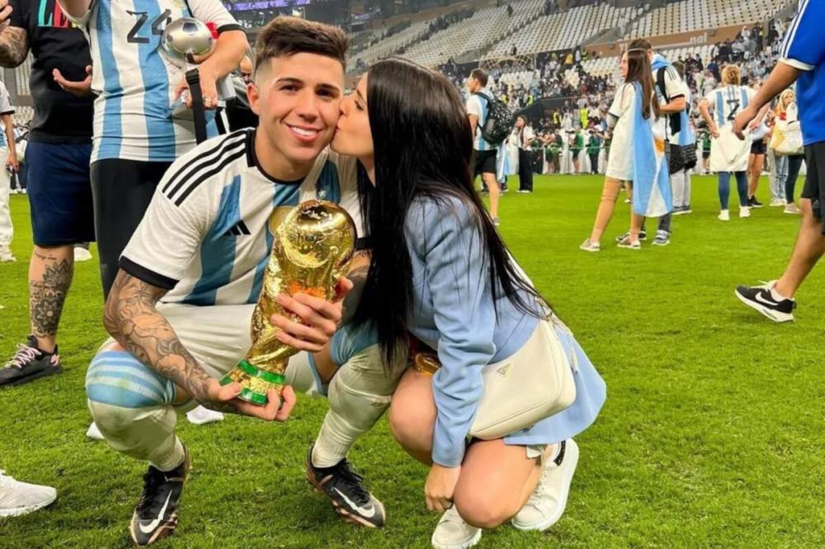 Valentina Cervantes, la pareja de Enzo Fernández, reveló cómo fueron los inicios de su relación