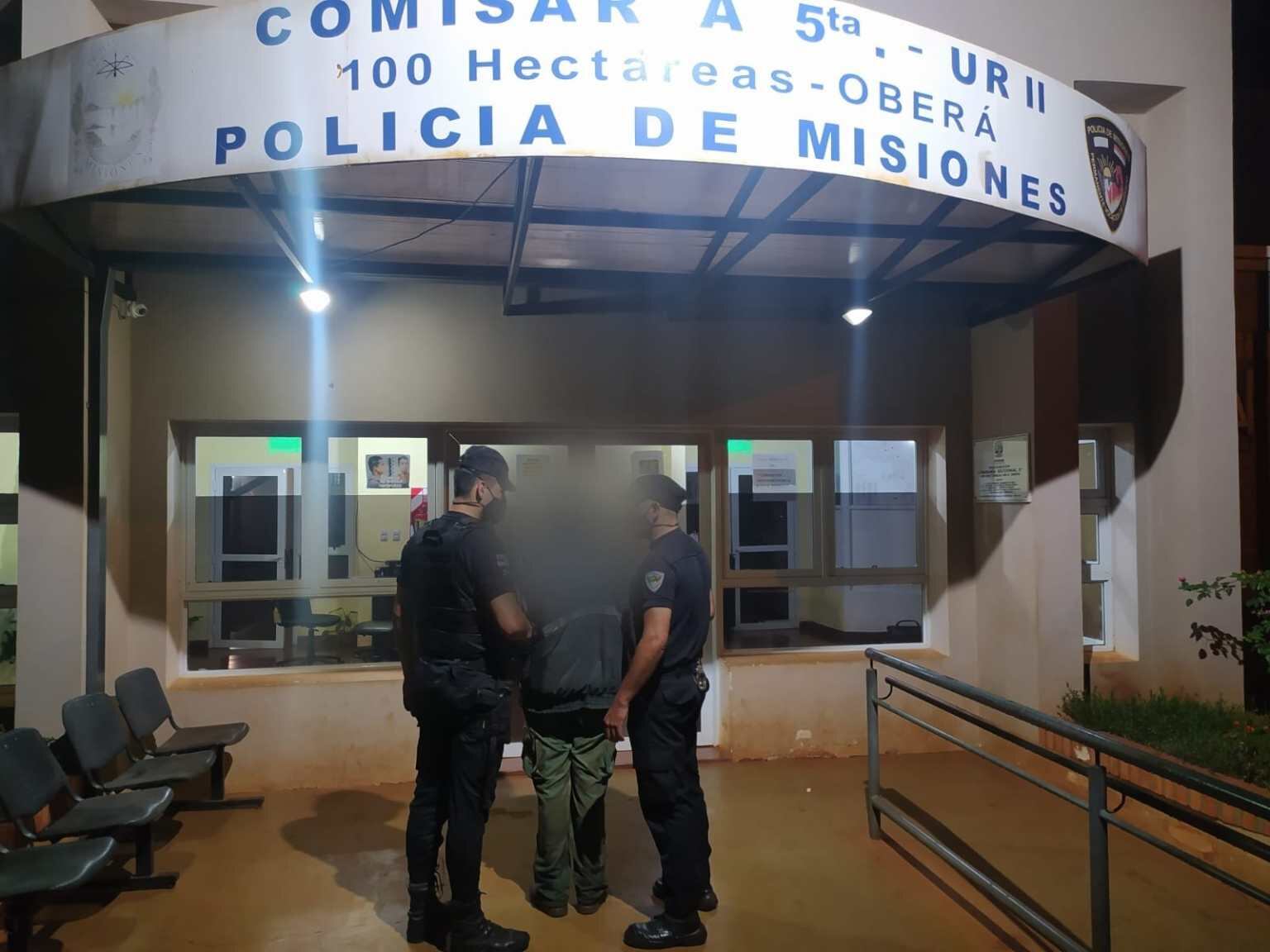 Un individuo terminó detenido por violencia de género en Oberá.