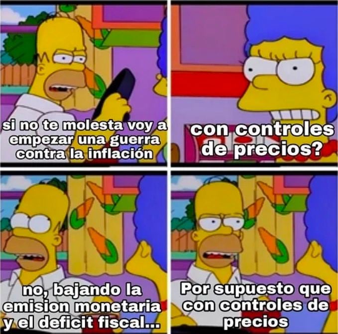 Los memes de Los Simpson son un clásico para referirse a temas de política y sociedad.