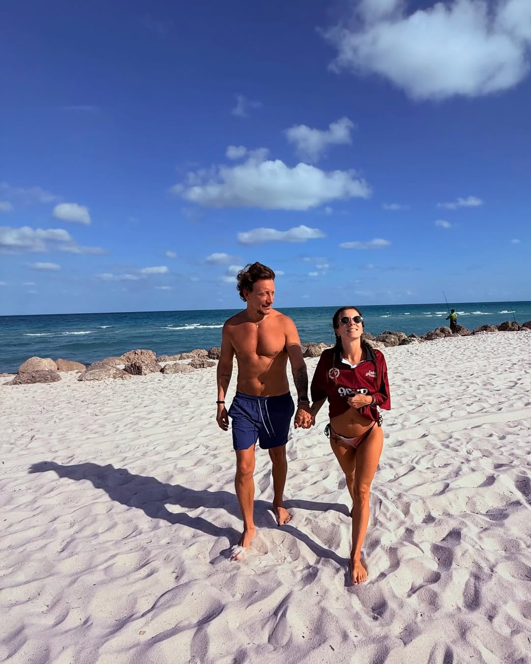 El día de playa de Gime Accardi en Miami