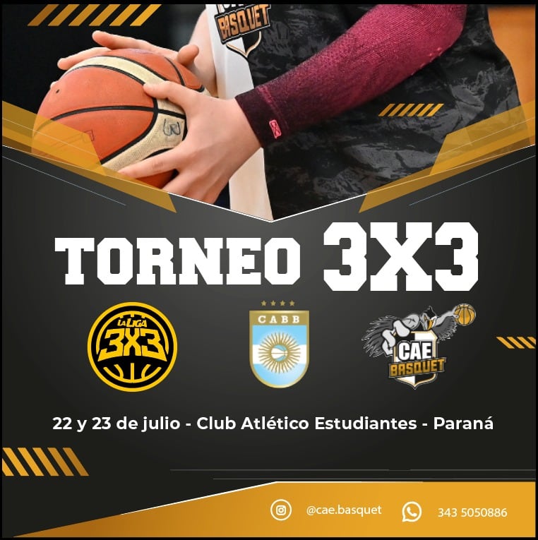 Fiesta del básquet en Paraná
Liga 3x3