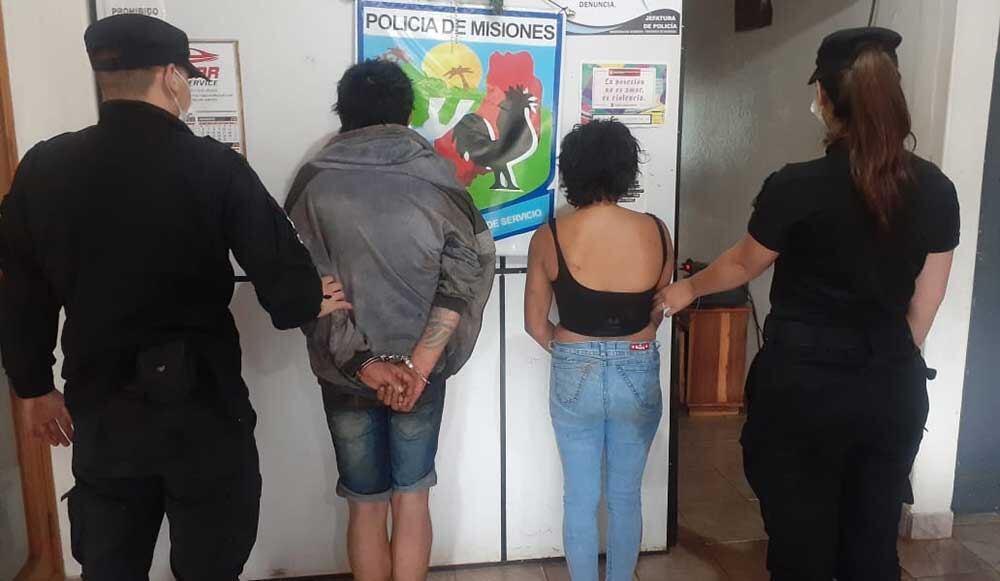 Intentaron robar en un local y fueron detenidos.