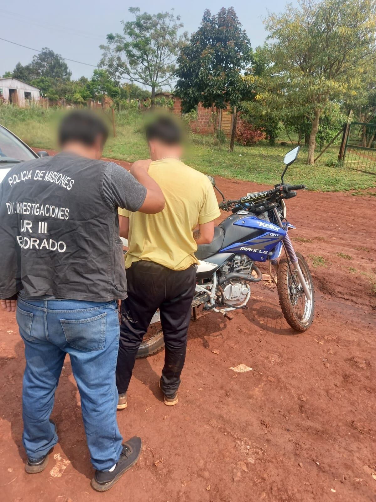 Eldorado: terminó detenido tras sustraerle la moto a su amigo.