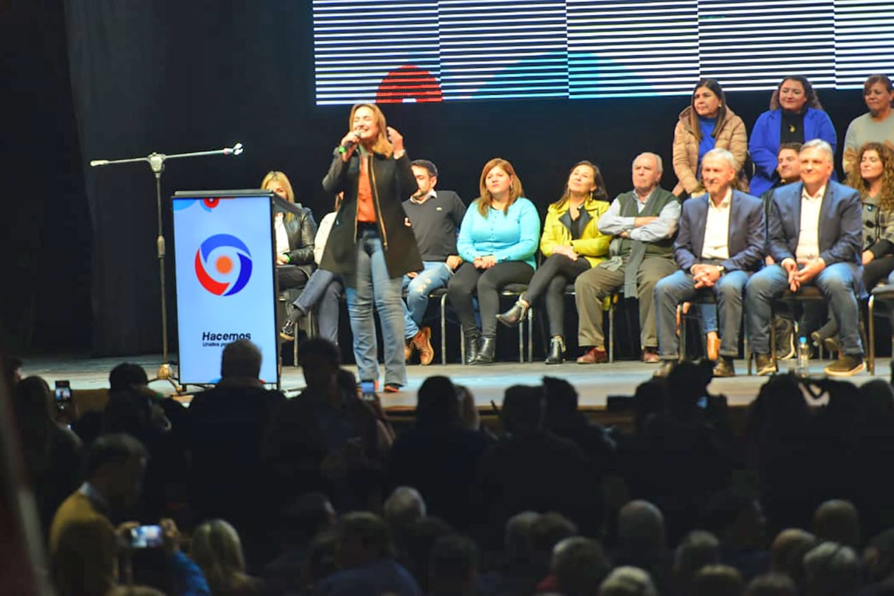 Hacemos Unidos por Córdoba cierra campaña en la Plaza de la Música. (Javier Ferreyra / La Voz)