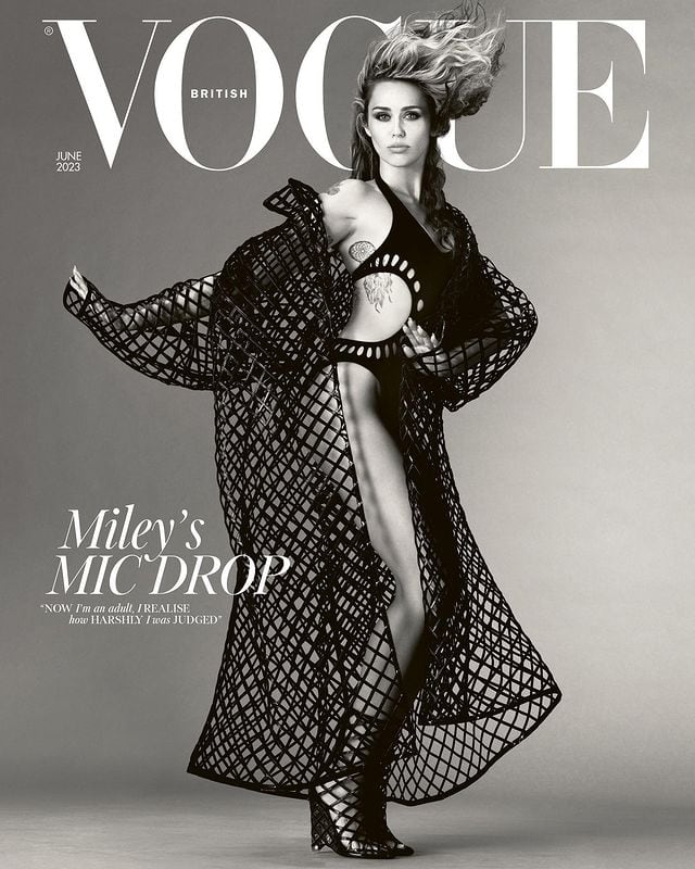 Miley Cyrus y sus fotos más sexys para Vogue.