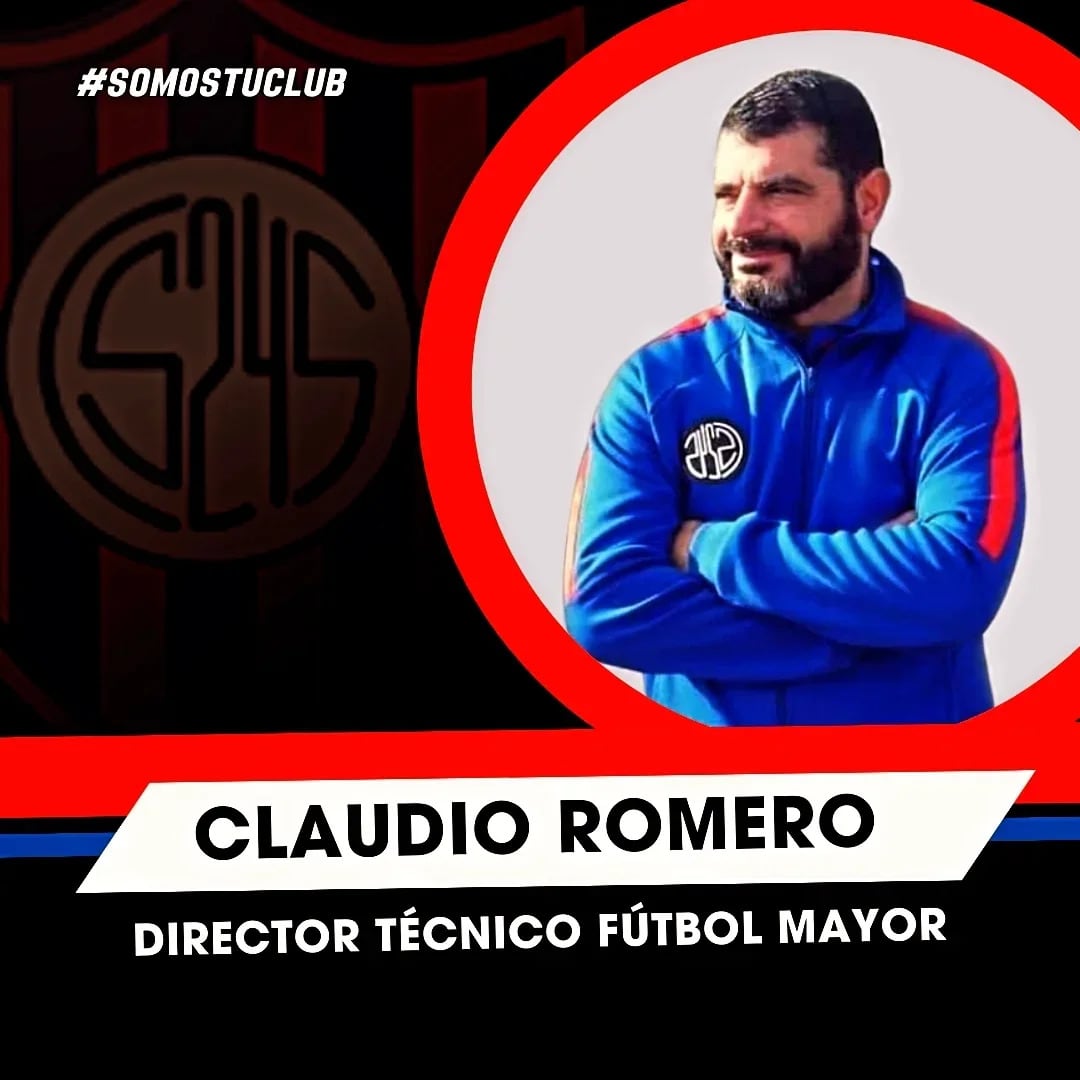 Claudio Romero entrenador del Sportivo 24 de Septiembre